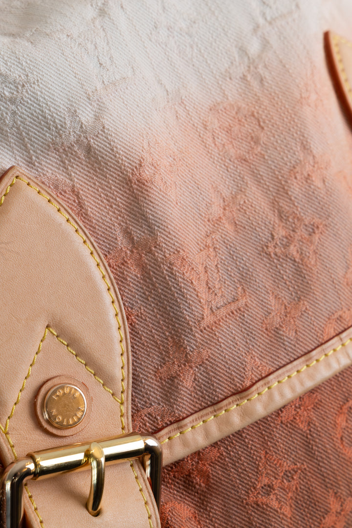 Sac Sunrise LOUIS VUITTON Denim Pêche
