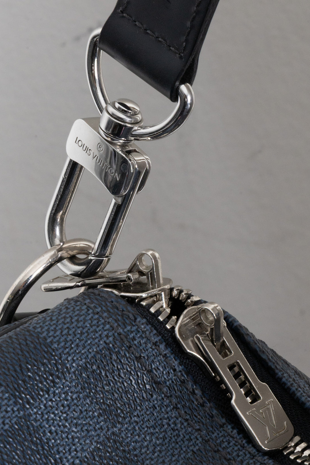 LOUIS VUITTON Keepall 45 Canvas Damier Cobalt Jungle