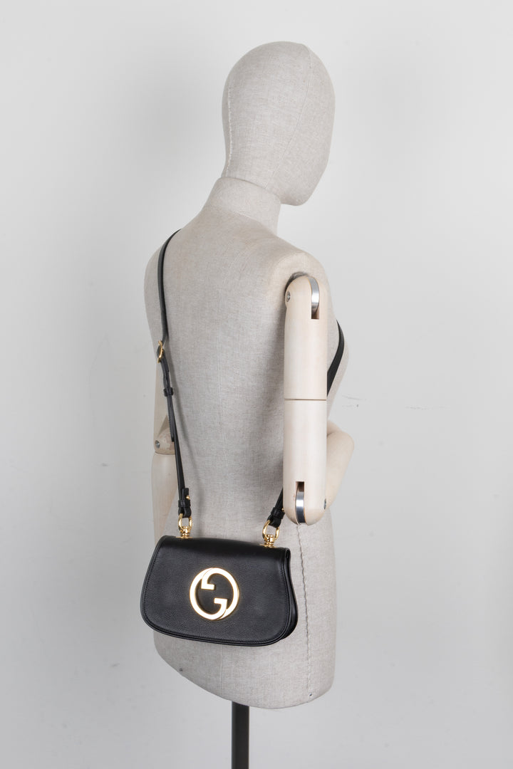 GUCCI Blondie Crossbody Bag Small Black