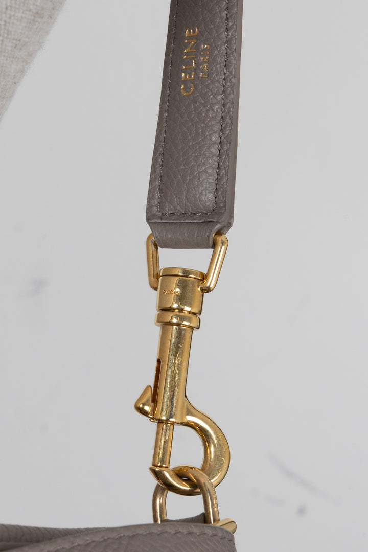 CELINE Bucket 16 Bag Leather Pebble
