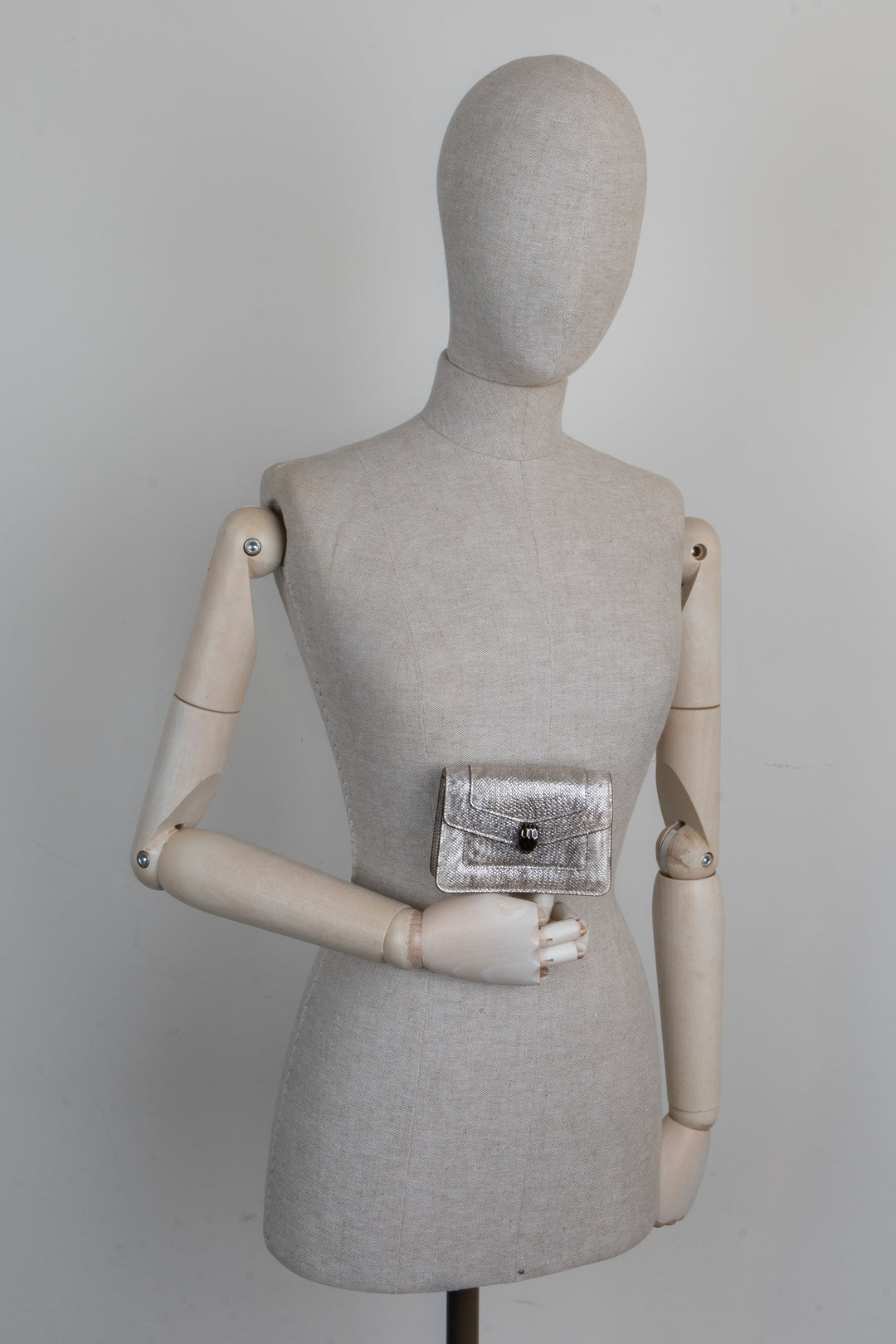 BVLGARI Serpenti Belt Bag Silver