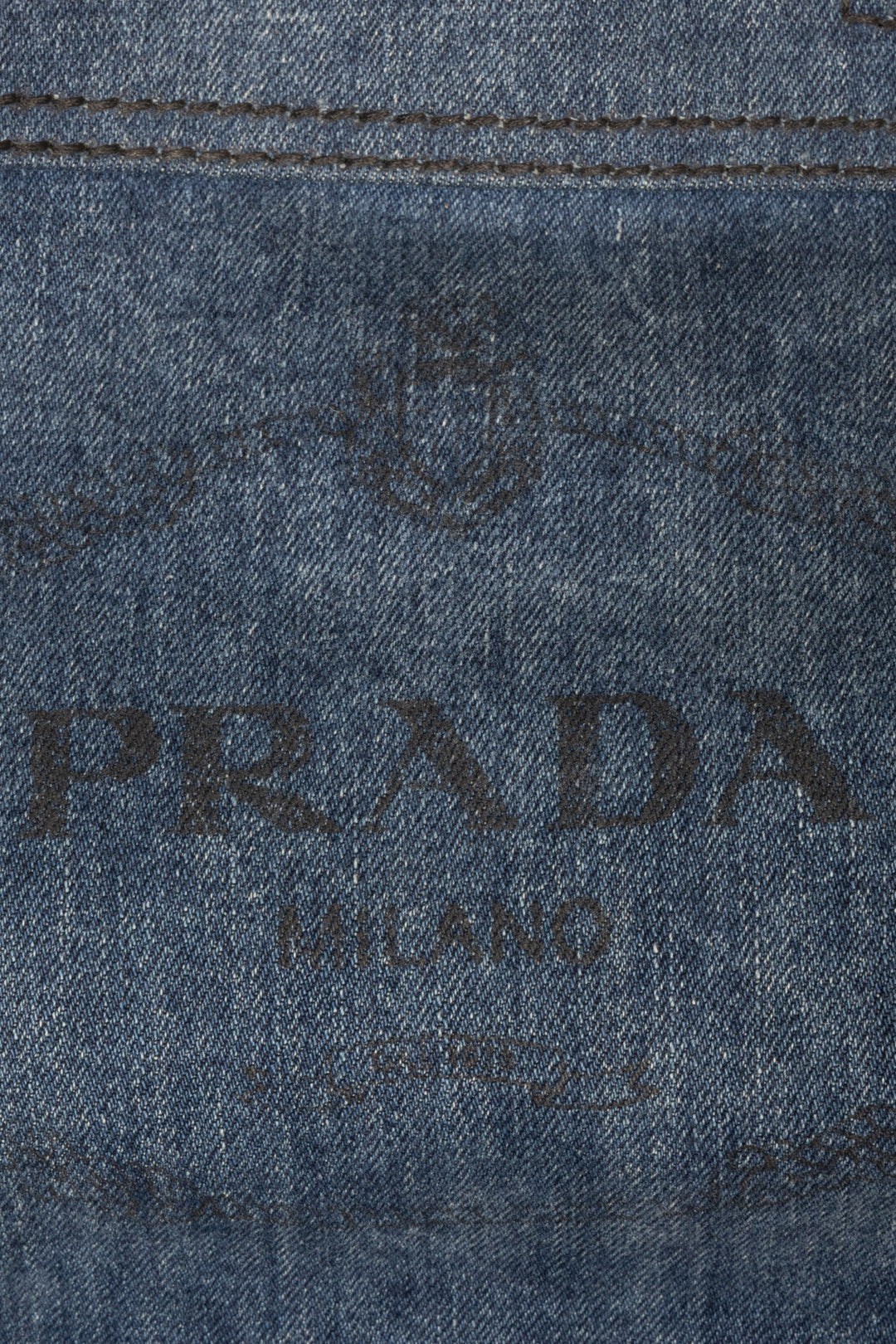 Sac cabas Prada Canapa en jean