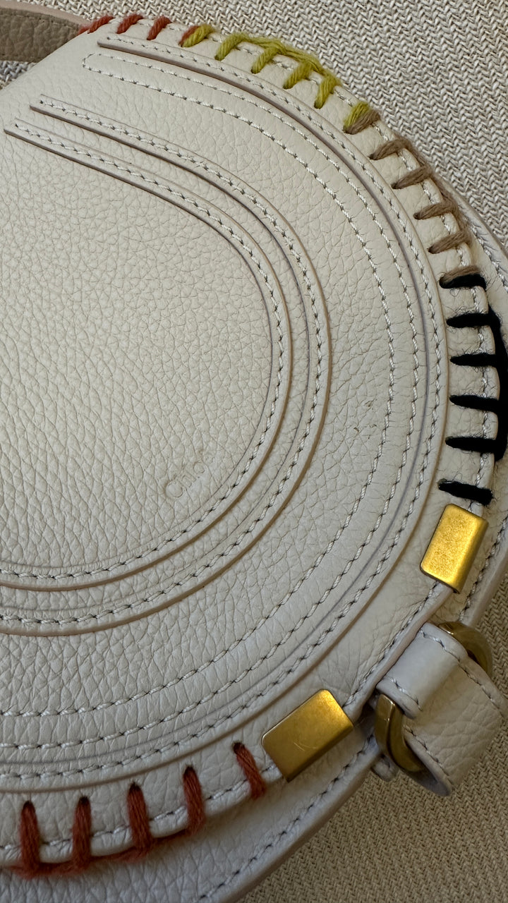 CHLOÉ Mini Marcie Crossbody Bag Ivory