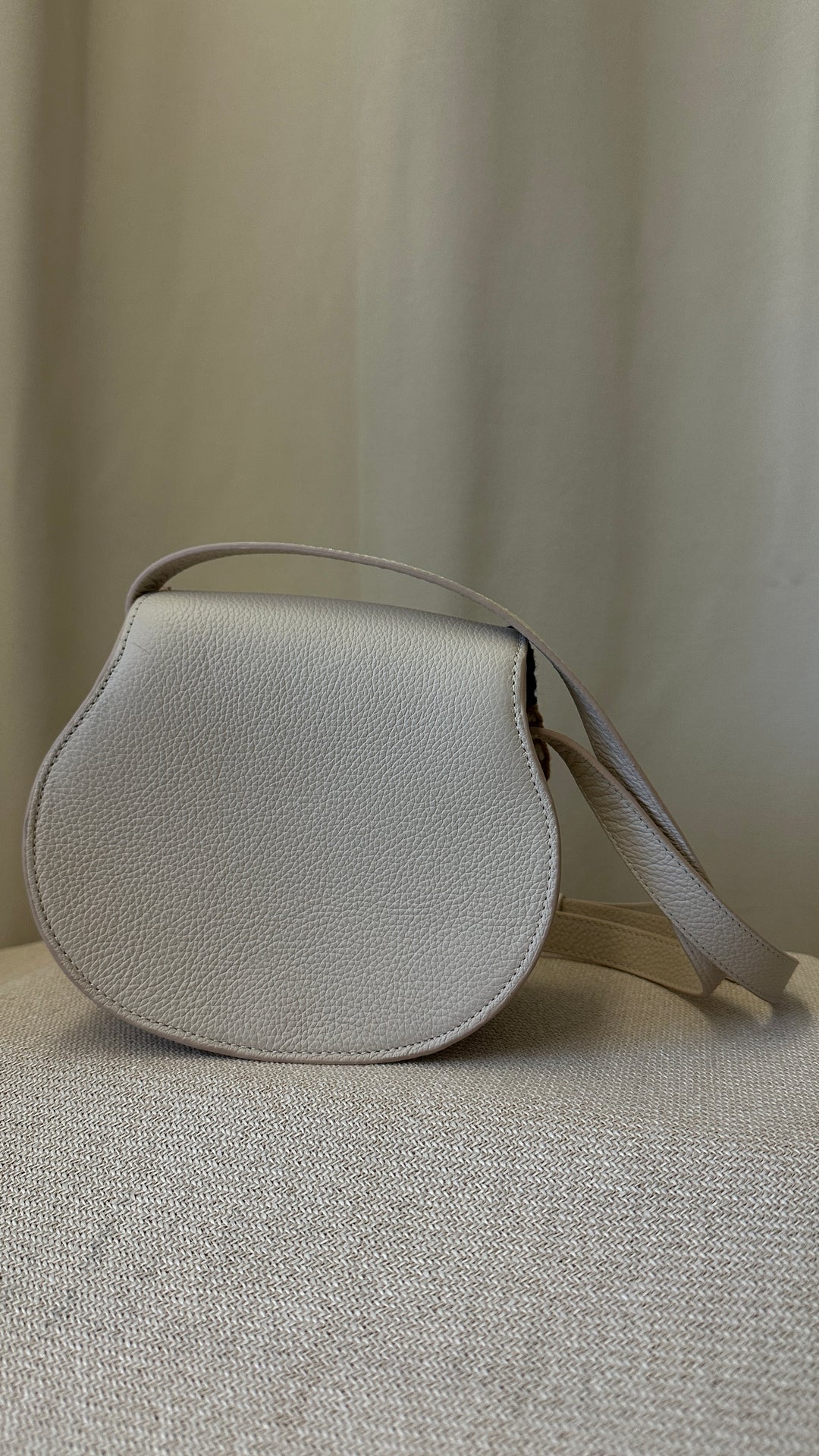 CHLOÉ Mini Marcie Crossbody Bag Ivory