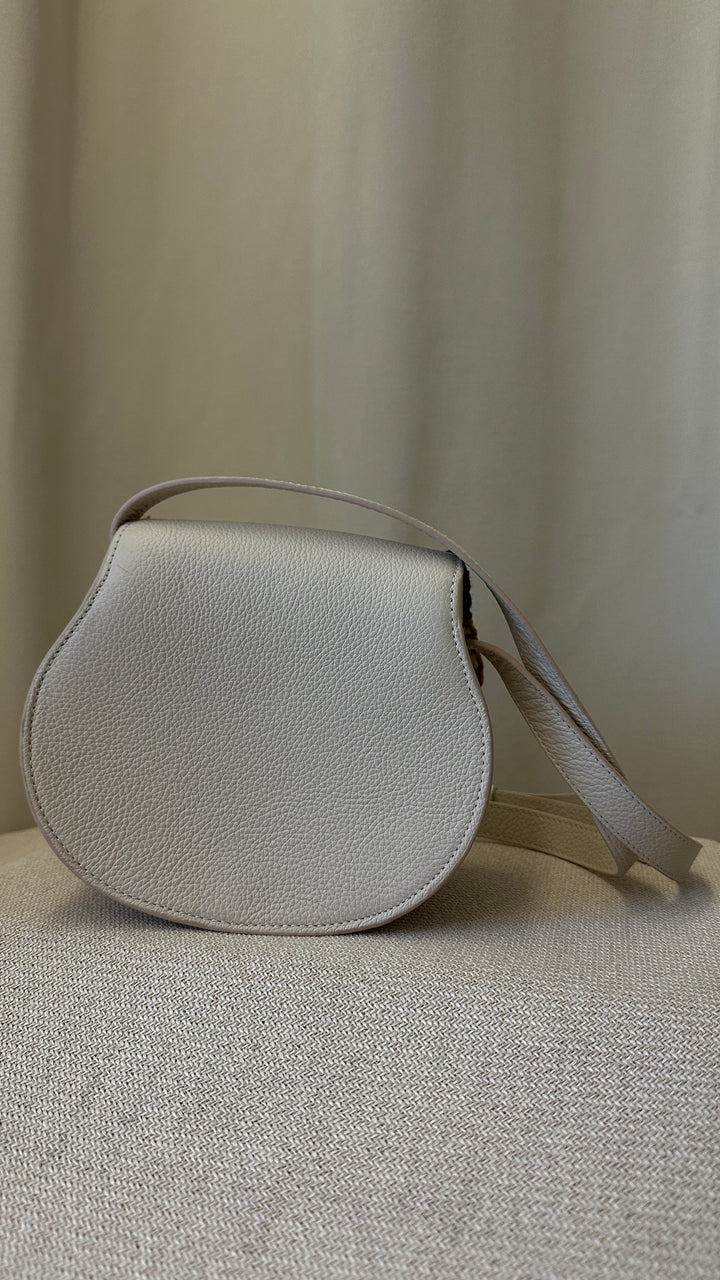 CHLOÉ Mini Marcie Crossbody Bag Ivory