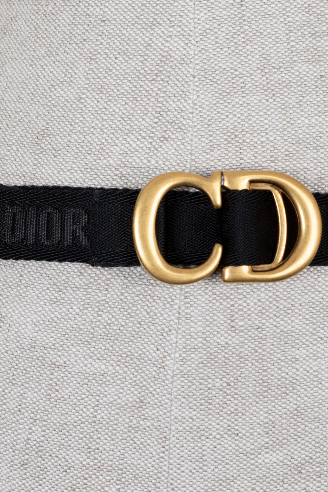 CHRISTIAN DIOR Saddle Belt Bag Oblique Canvas Blue