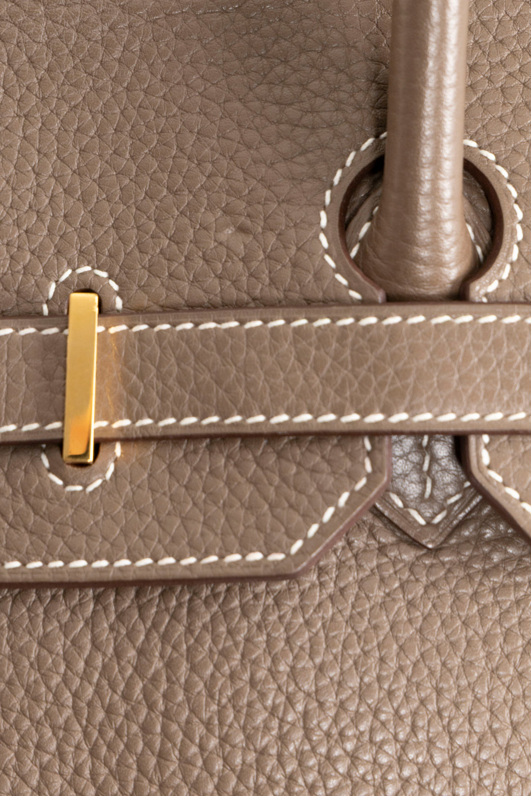 HERMÈS Birkin 35 Retourne Clemence Etoupe
