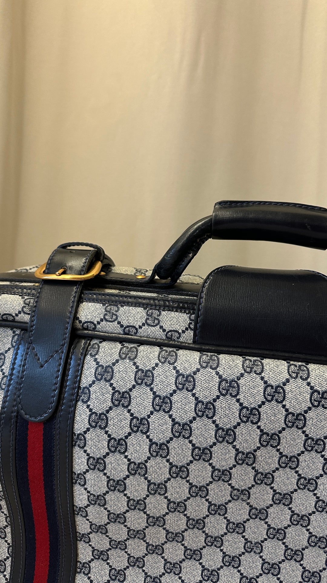 GUCCI 60 Suitcase Supreme Canvas