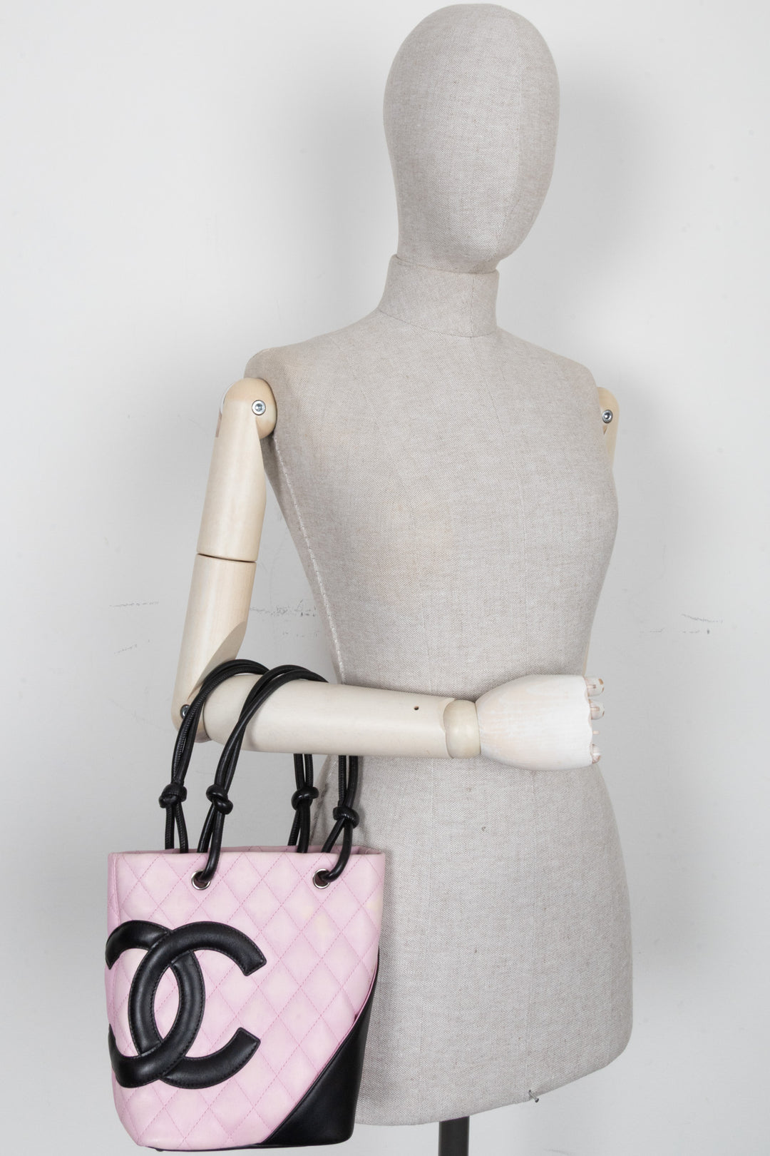 CHANEL Rue Cambon Mini Tote Pink