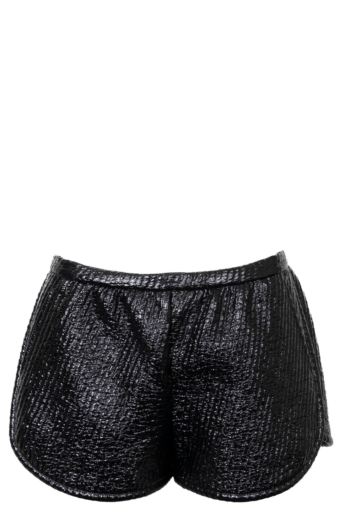 GUCCI PVC Structured Shorts Black