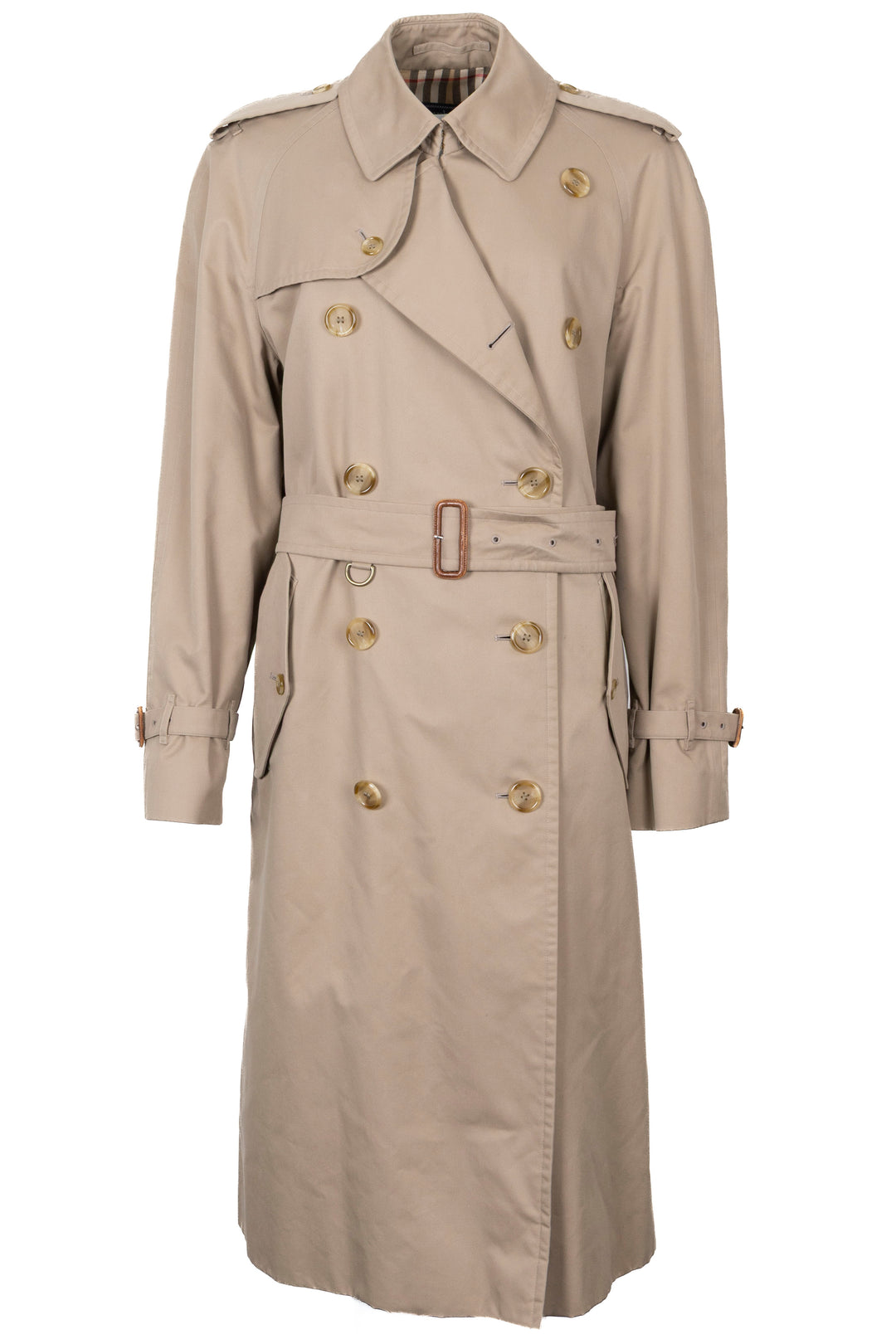 BURBERRY Trench Coat Cotton Beige