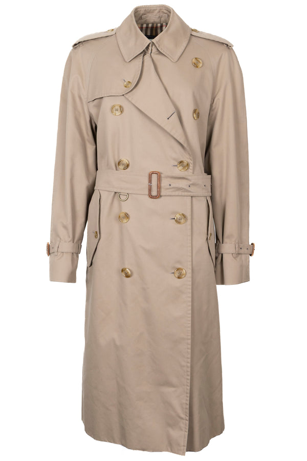 BURBERRY Trench Coat Cotton Beige