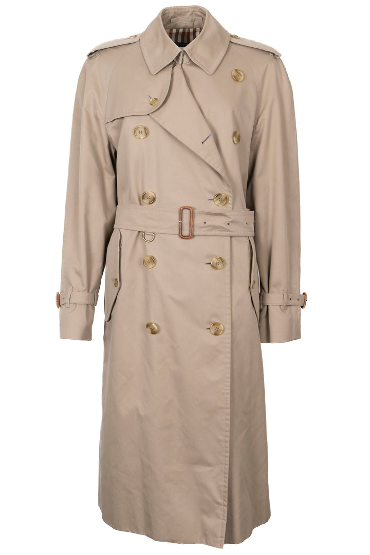 BURBERRY Trench Coat Cotton Beige
