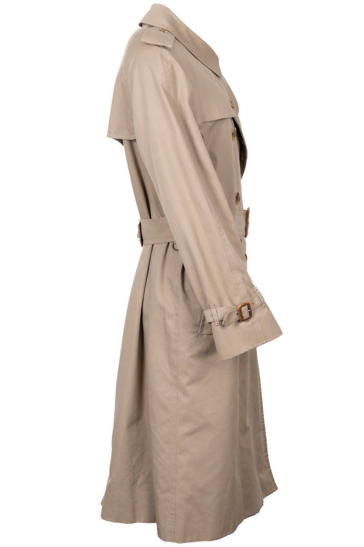 BURBERRY Trench Coat Cotton Beige