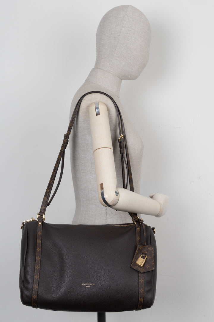 Sac LOUIS VUITTON Express MM en cuir marron