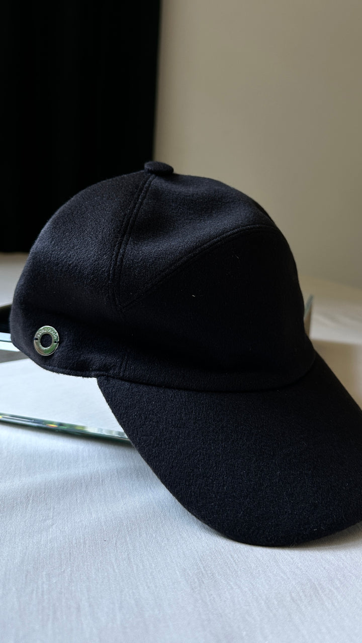 LORO PIANA Cap Cashmere Black
