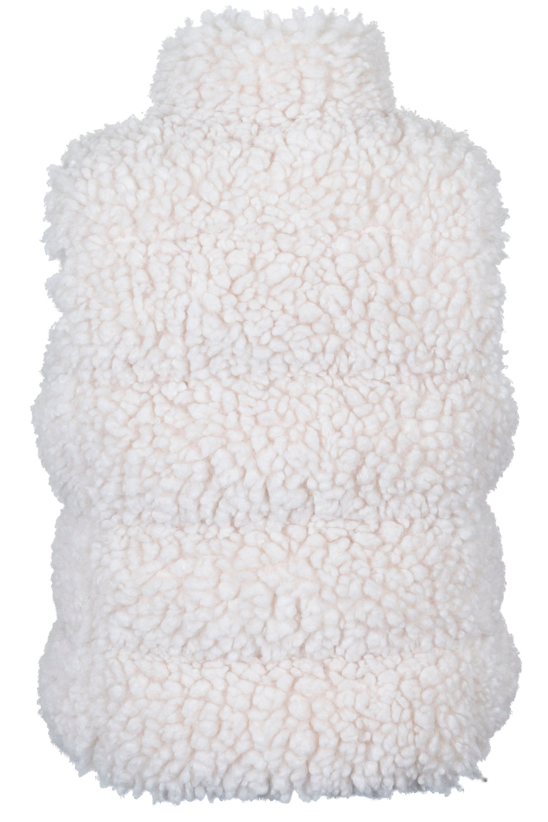 MONCLER Zins Wourl Vest Shearling Ivory