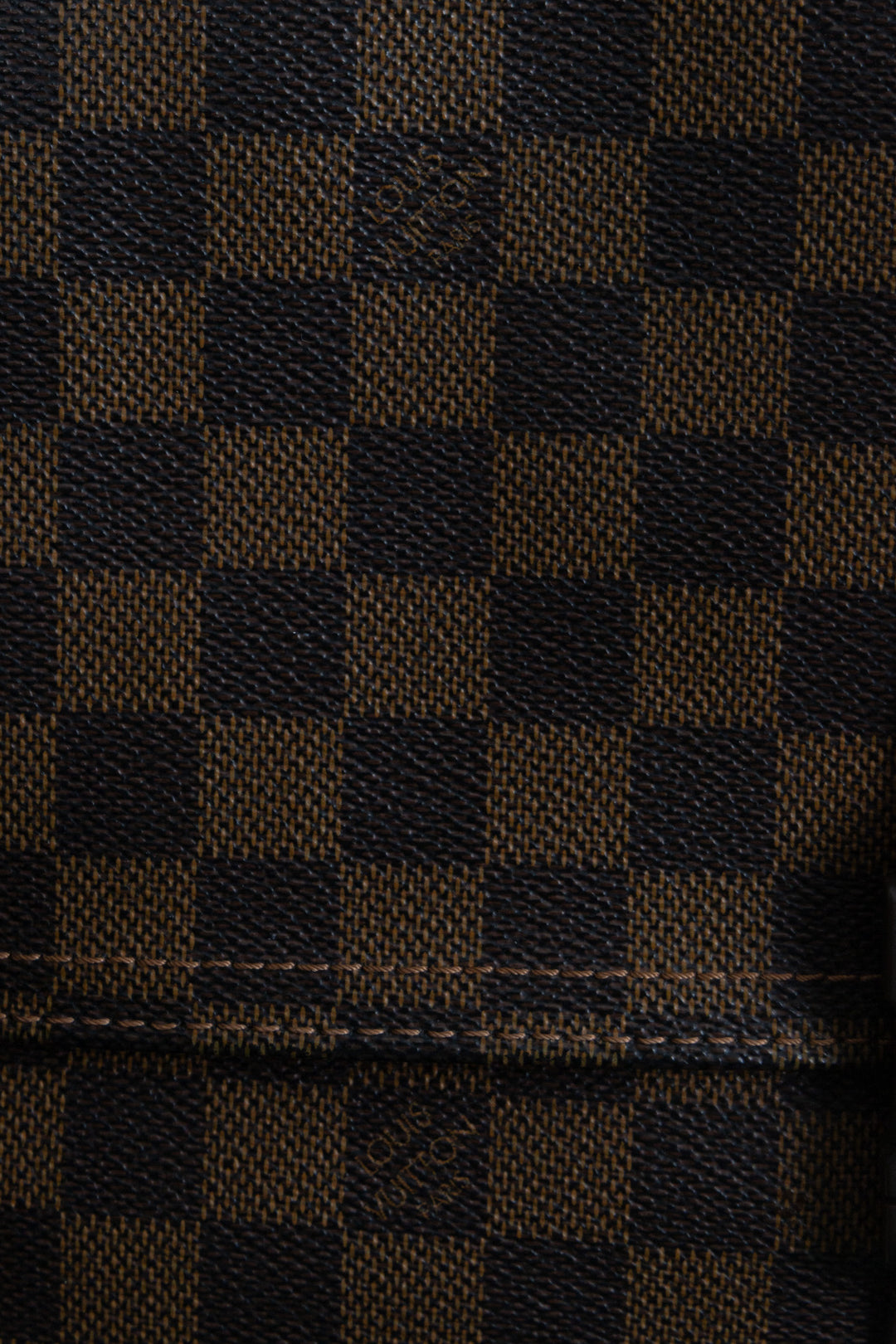 LOUIS VUITTON Reporter Melville Crossbody Bag Damier Ebene