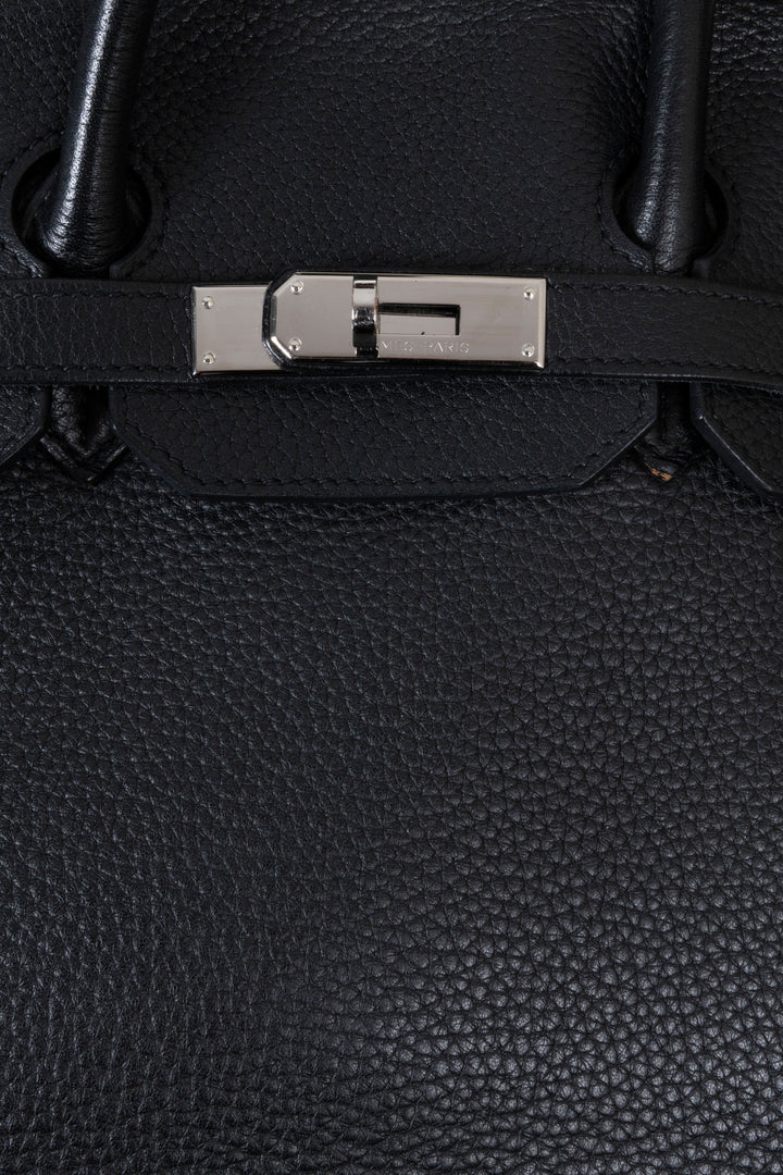 HERMÈS Birkin 35 Retourne Clemence Noir