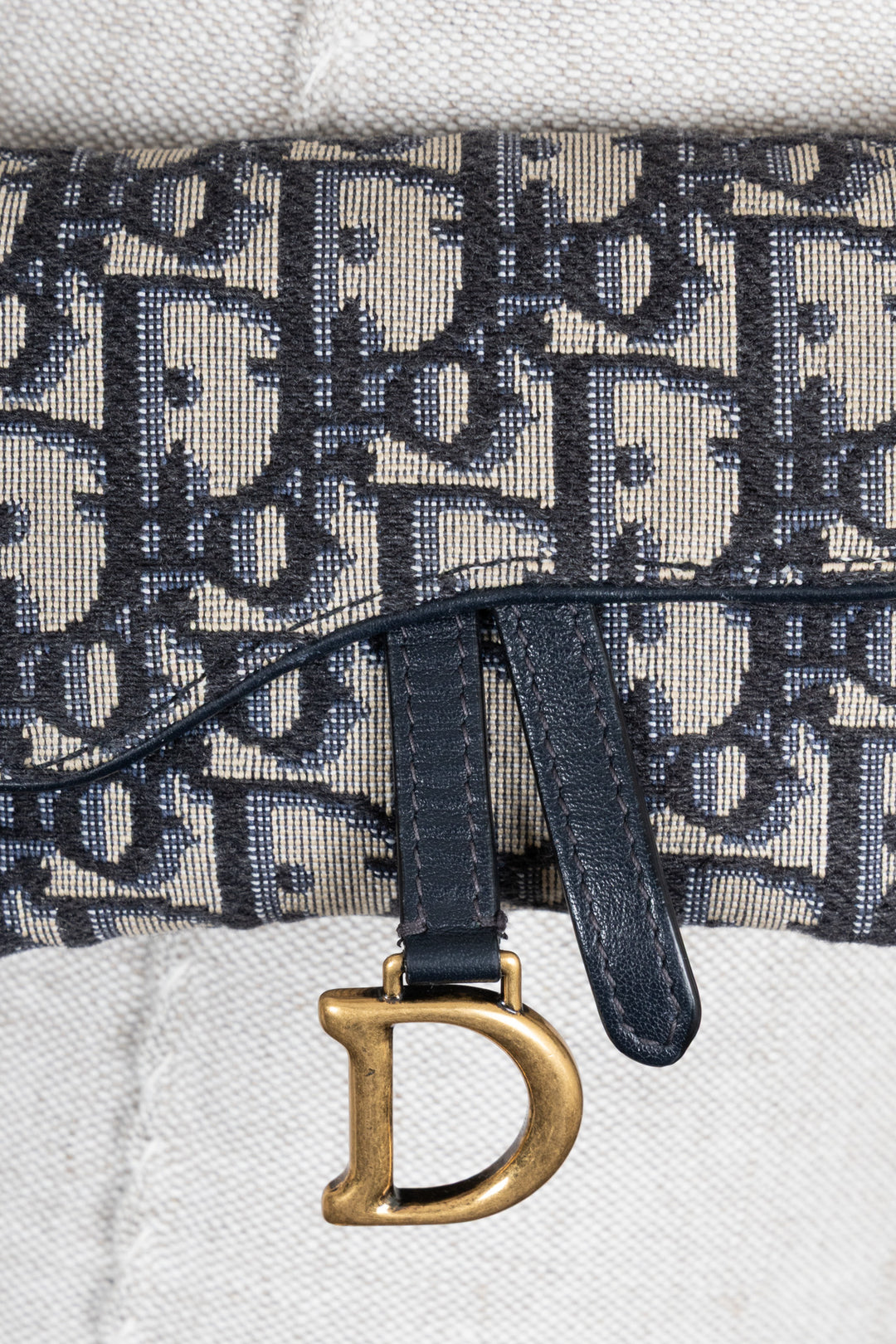 CHRISTIAN DIOR Nano Saddle Crossbody Belt Pouch Oblique