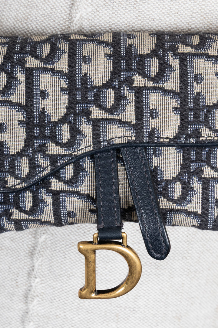 CHRISTIAN DIOR Nano Saddle Crossbody Belt Pouch Oblique