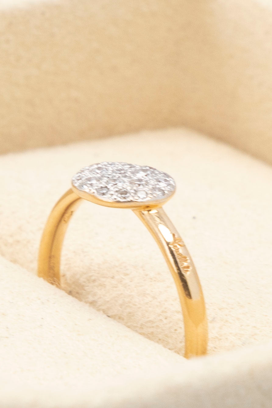 POMELLATO Sabbia Ring Diamonds 18k Rosegold