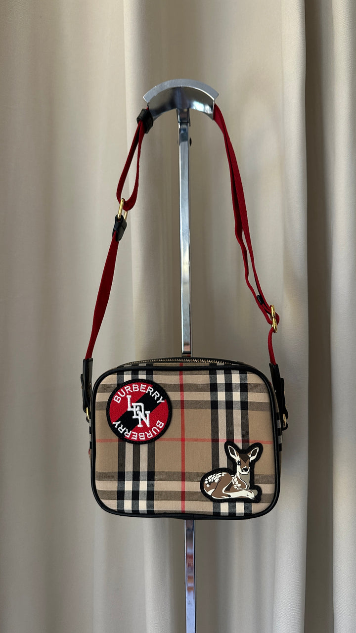 BURBERRY Deer Crossbody Bag Nova Check