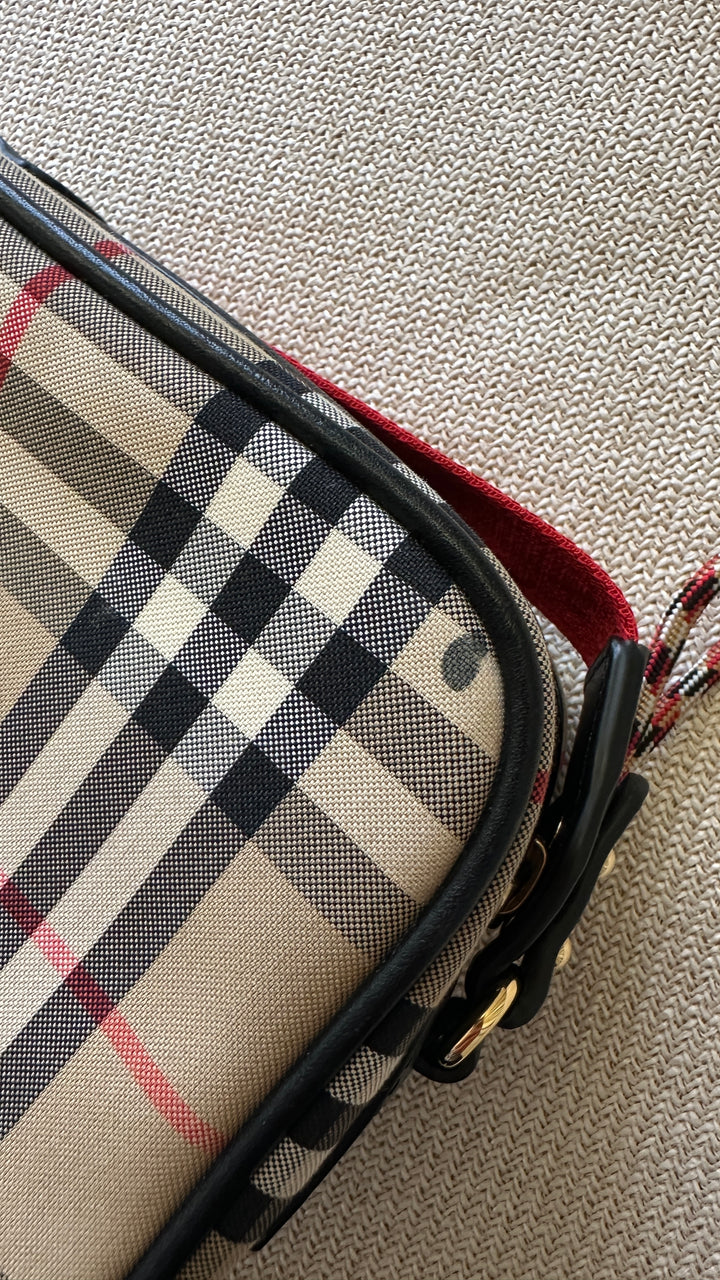 BURBERRY Deer Crossbody Bag Nova Check