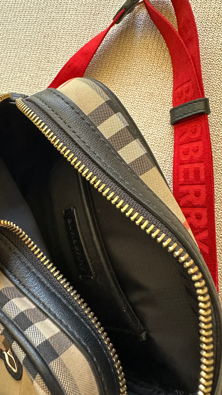 BURBERRY Deer Crossbody Bag Nova Check