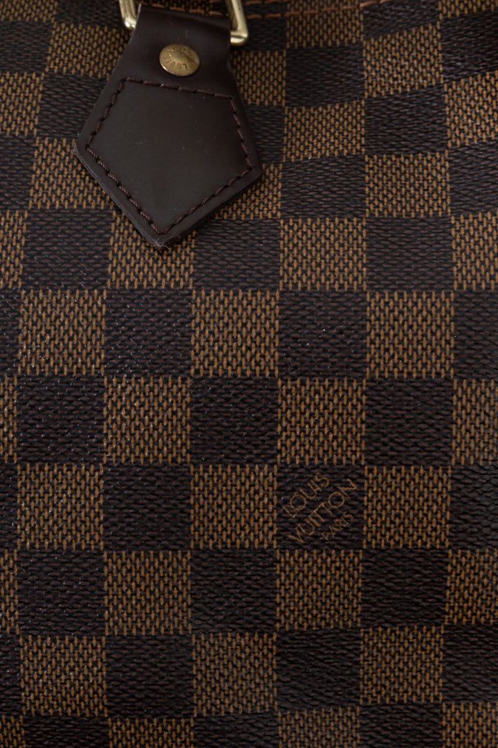 LOUIS VUITTON Speedy 25 Toile Damier Ebene