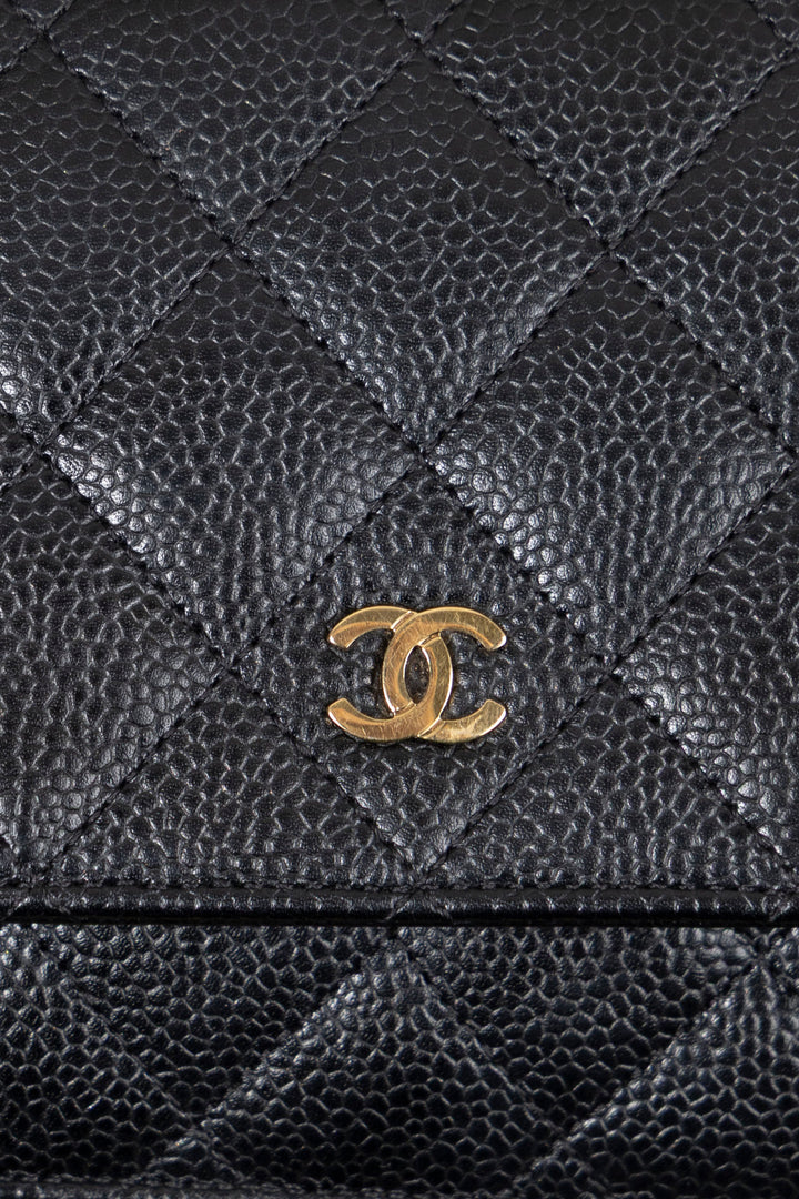 CHANEL WOC Caviar Black