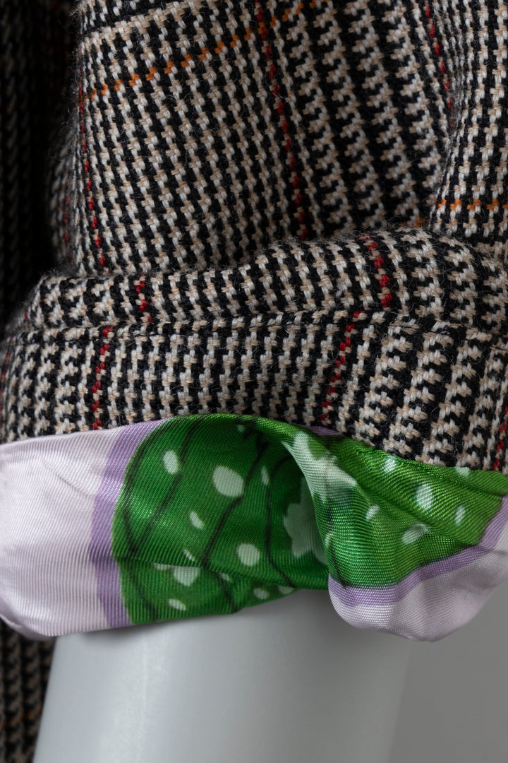 STELLA MCCARTNEY x The Beatles Houndstooth Coat Wool Brown