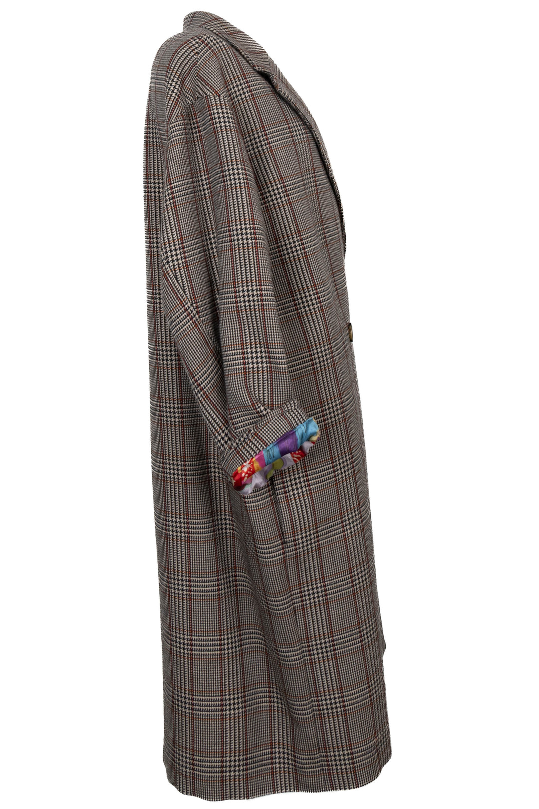 STELLA MCCARTNEY x The Beatles Houndstooth Coat Wool Brown