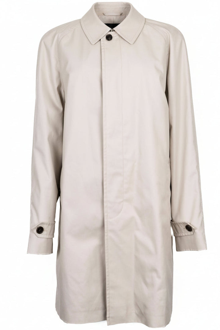 BURBERRY Mid Length Car Coat Beige