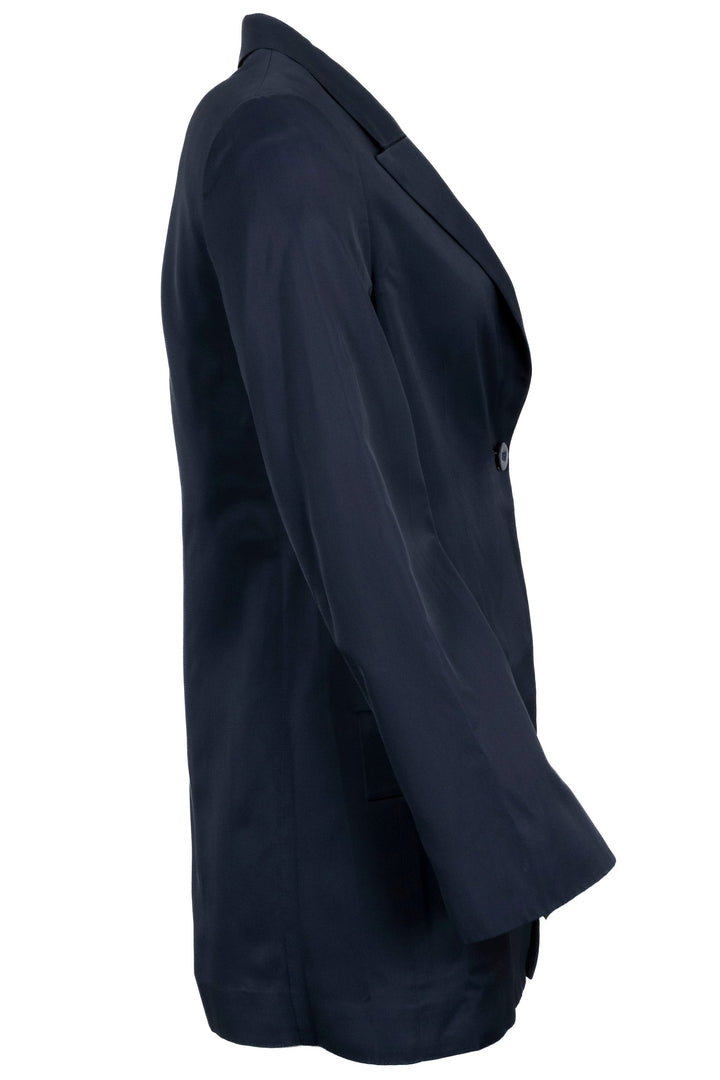 JIL SANDER One Button Blazer Blue