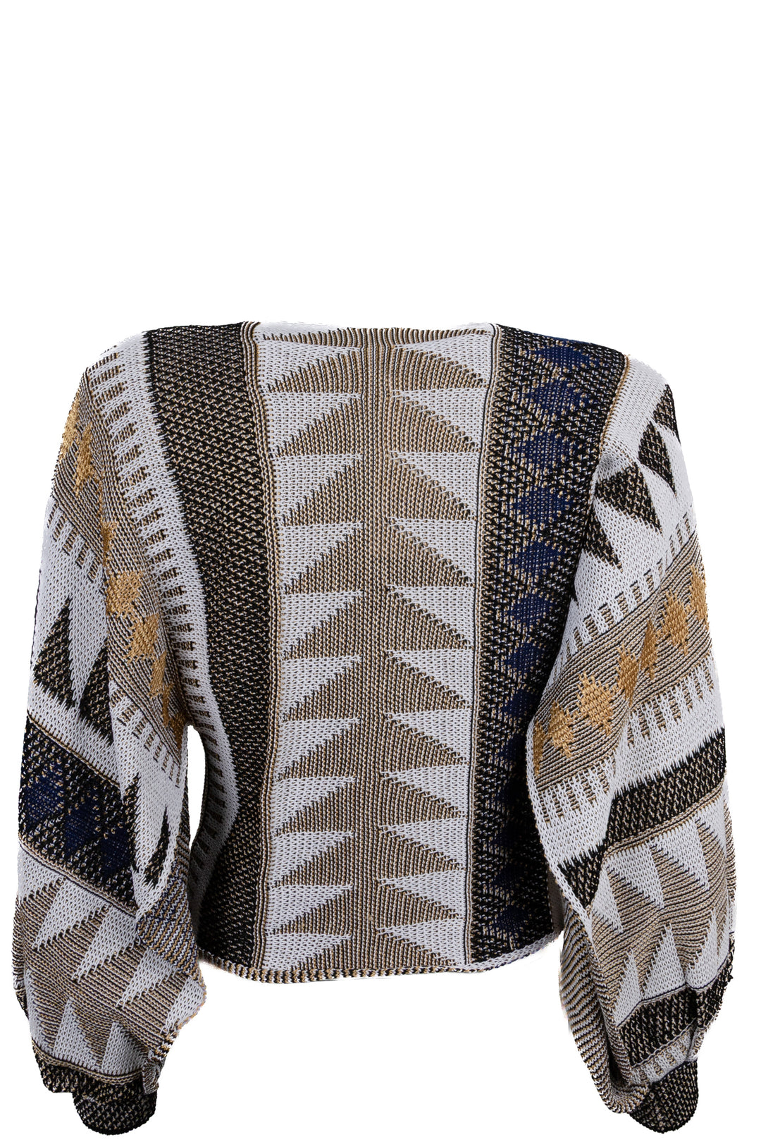 Haut en maille LOUIS VUITTON Ivoire Bleu Or