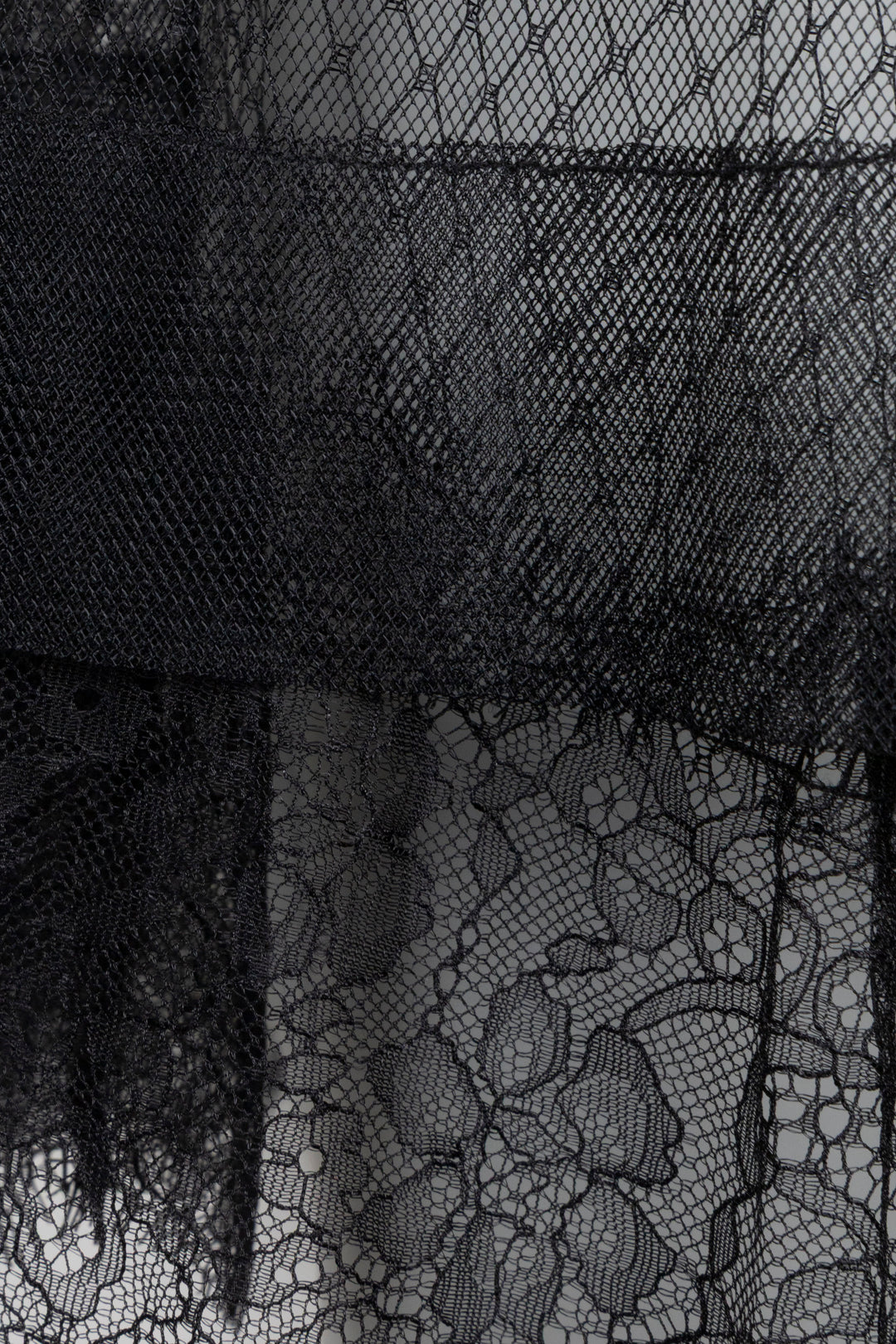 CHRISTIAN DIOR Ruffled Tulle Skirt Black