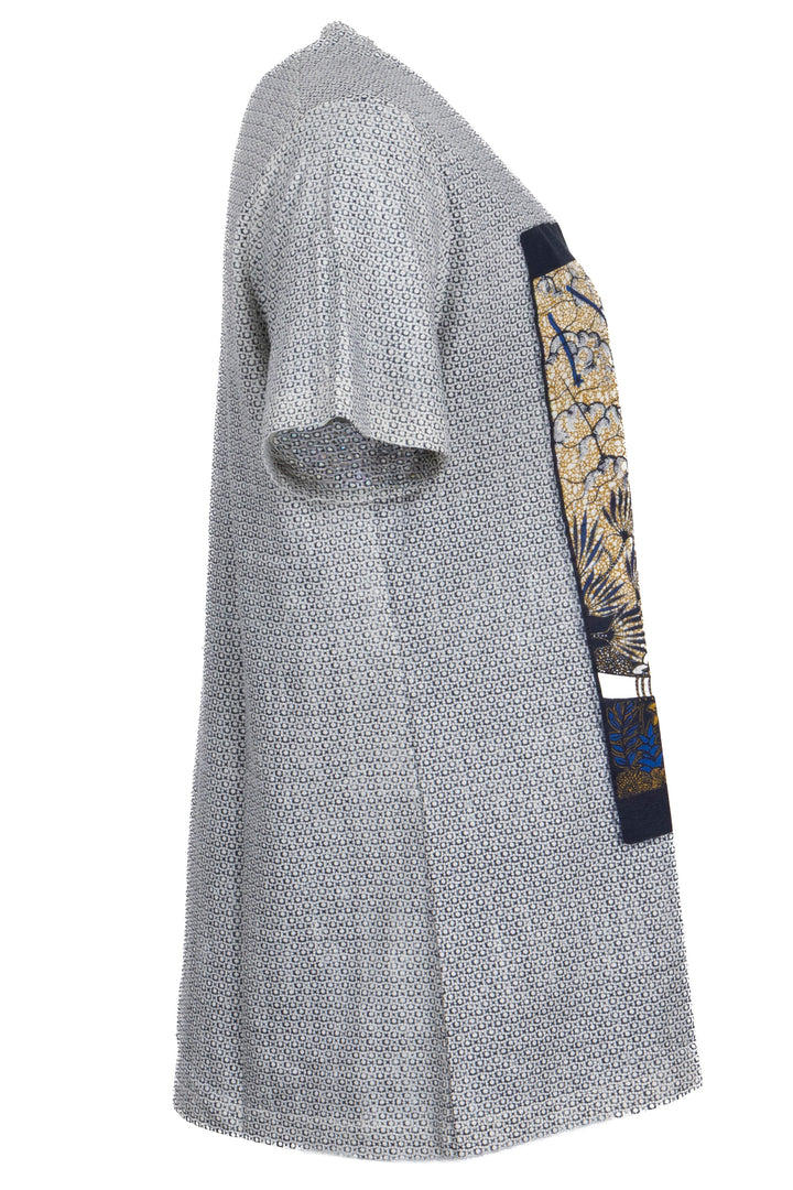 CHRISTIAN DIOR L'Étoile T-shirt Cotton Linen White Navy