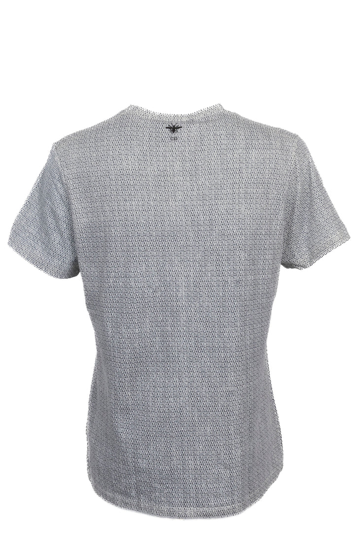 CHRISTIAN DIOR L'Étoile T-shirt Cotton Linen White Navy