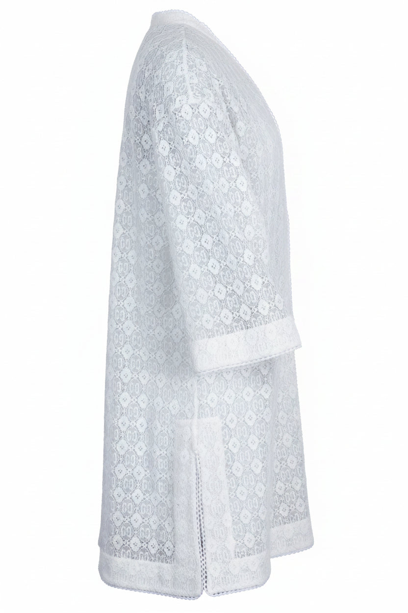 GUCCI GG Lace Mini Dress White