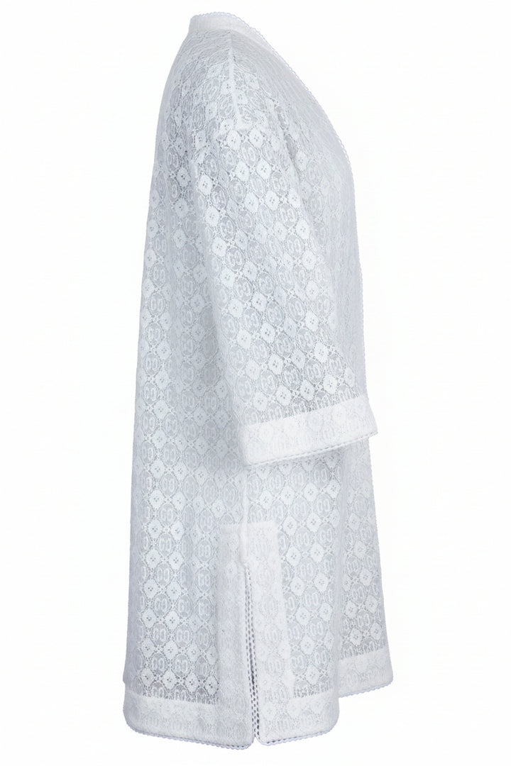 GUCCI GG Lace Mini Dress White