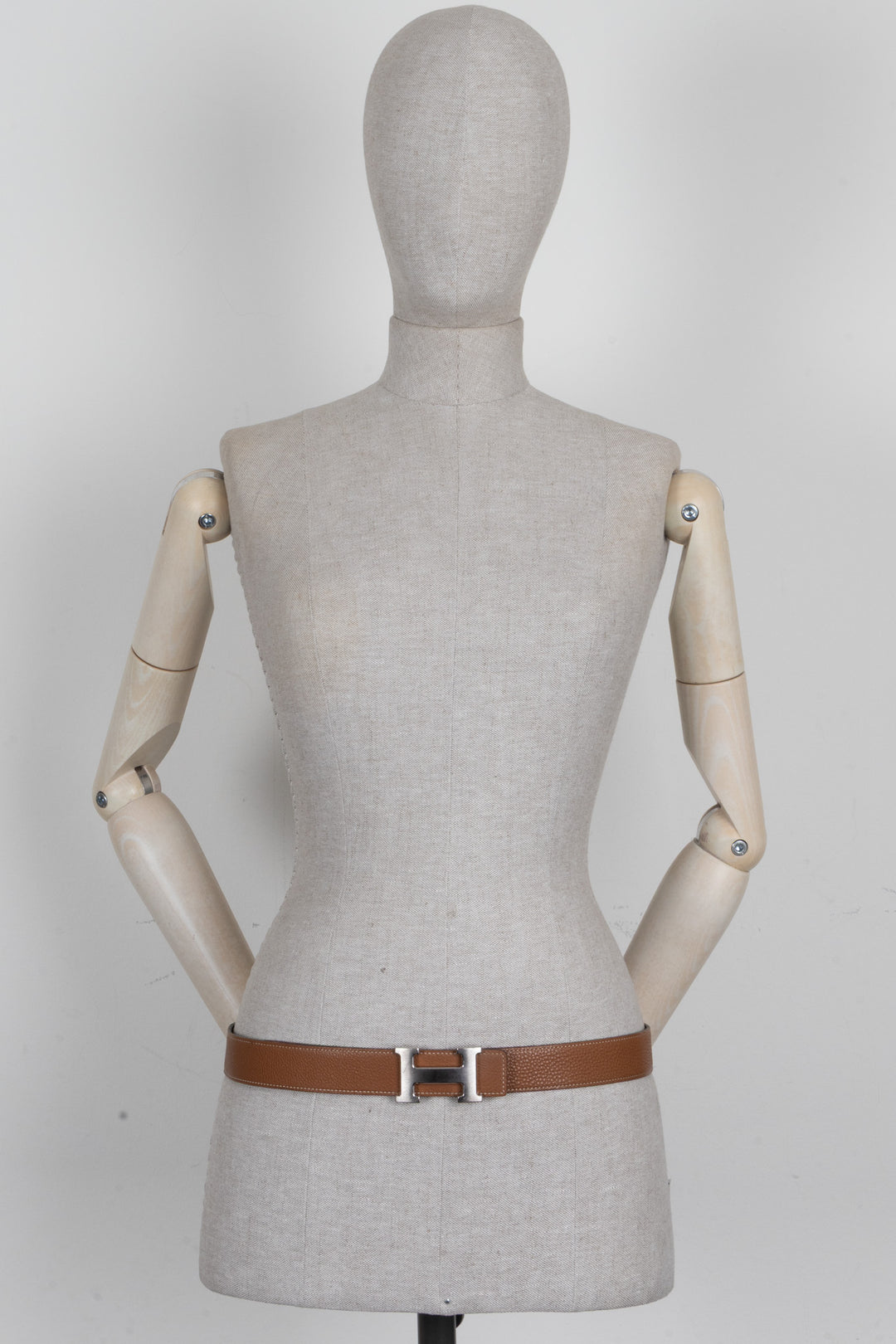 HERMÈS Constance Belt Gold Black
