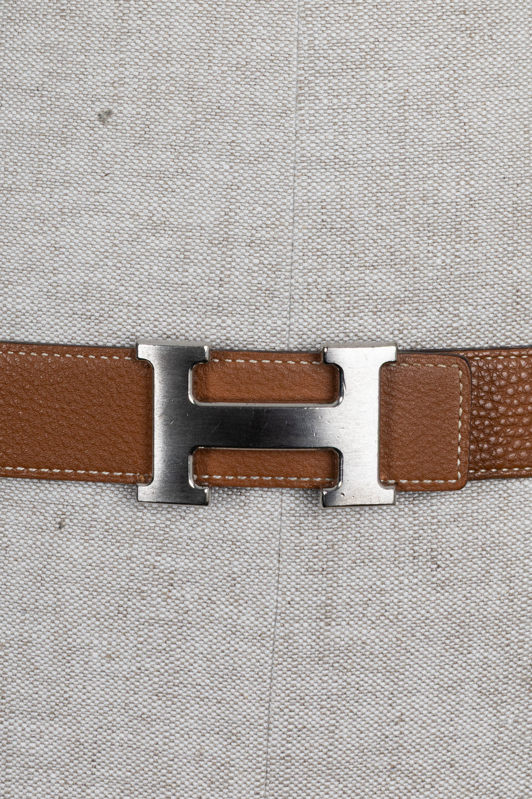 HERMÈS Constance Belt Gold Black
