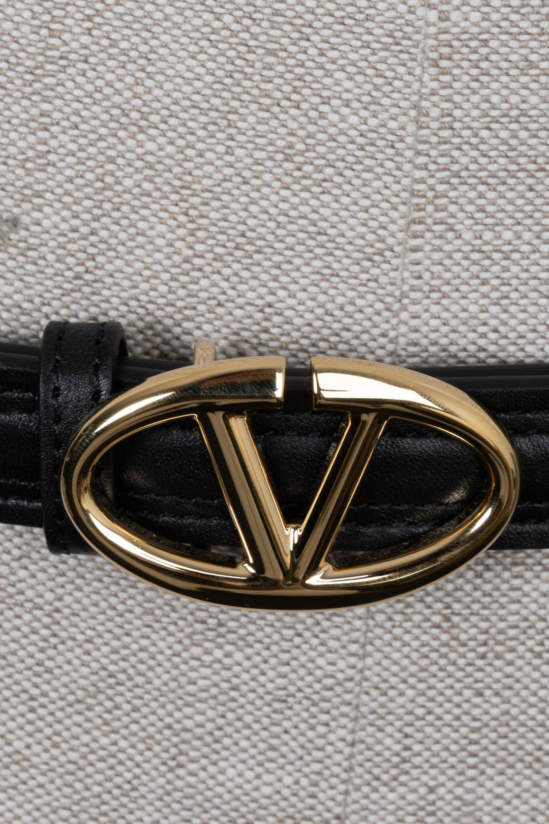 Ceinture VALENTINO V Logo The Bold Edition Noire