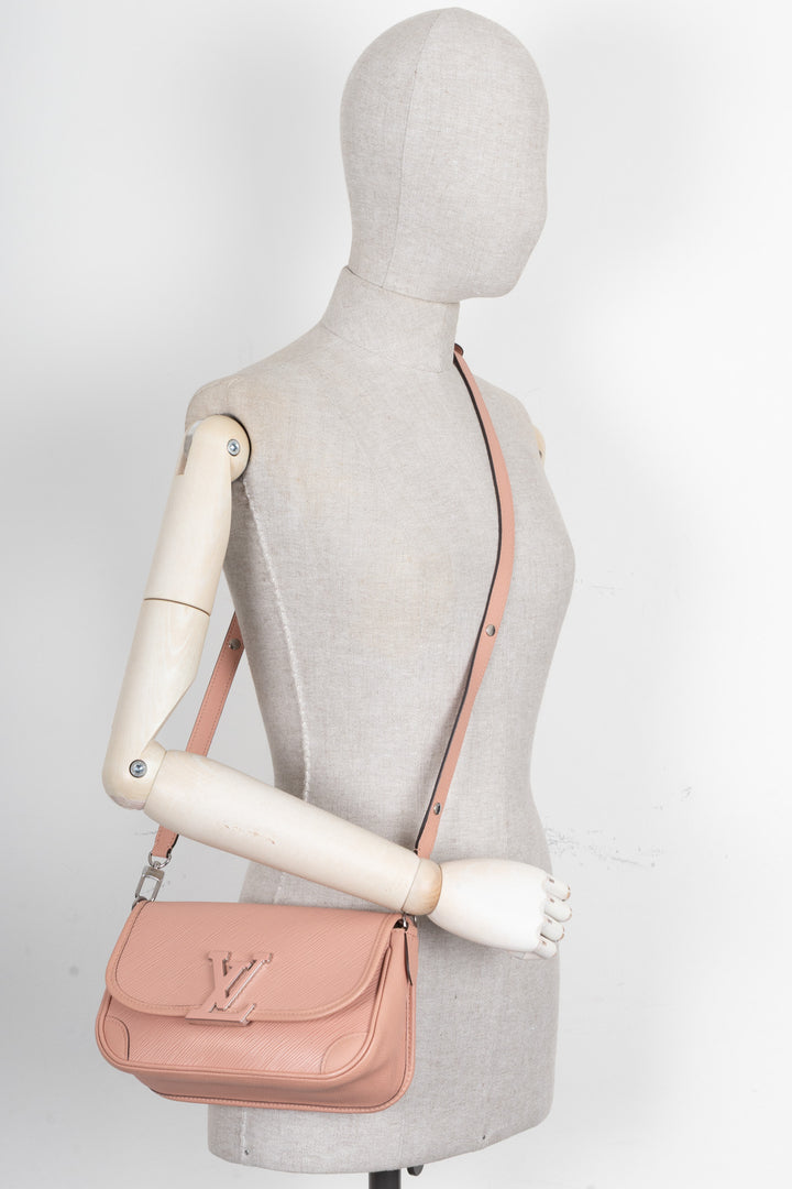 LOUIS VUITTON Buci Shoulder Bag Epi Pink