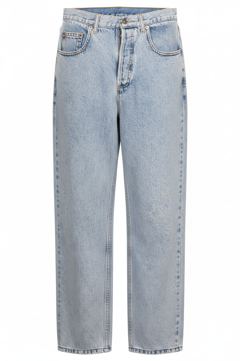 GUCCI Logo Pants Denim Blue