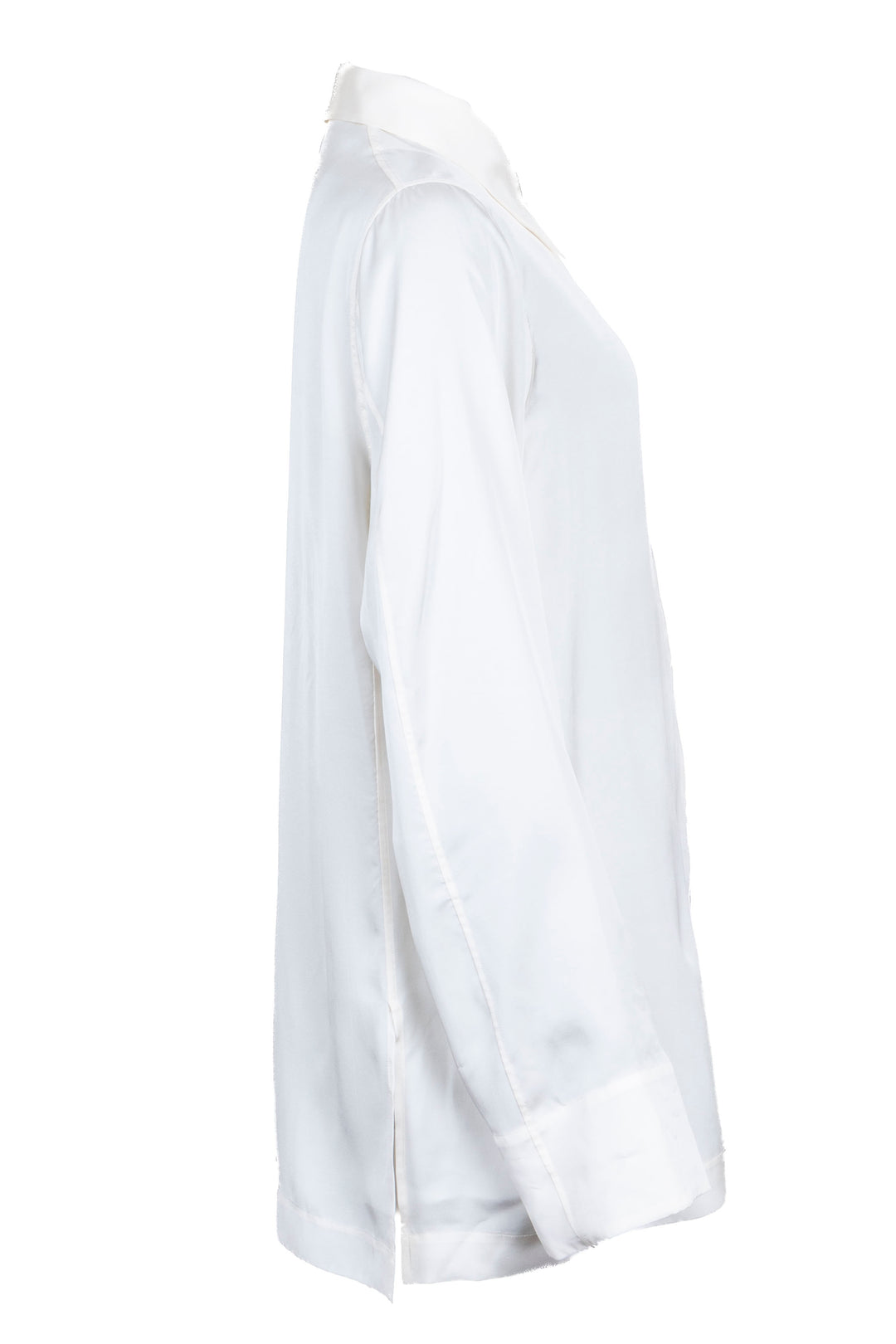 JIL SANDER Chemisier Soie Ivoire
