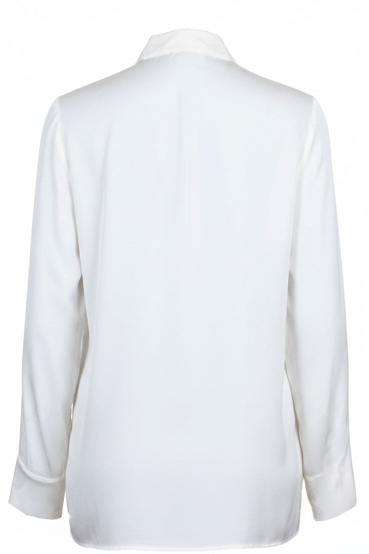 JIL SANDER Chemisier Soie Ivoire
