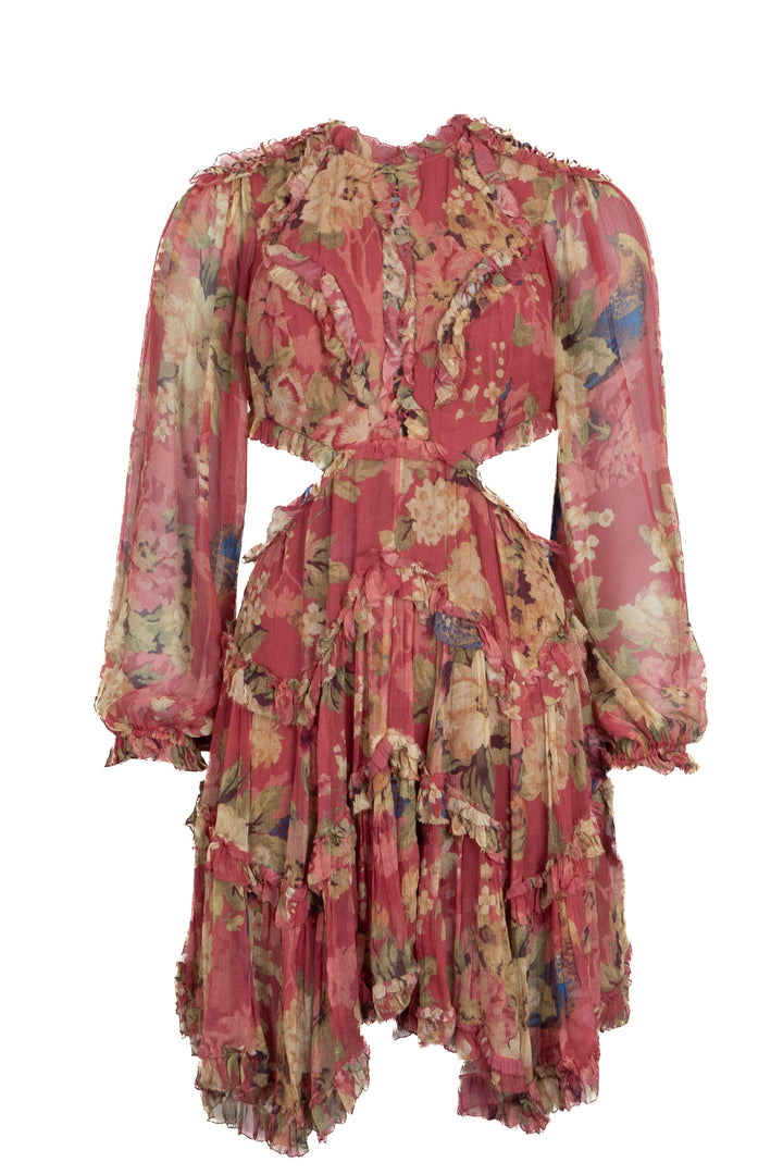 ZIMMERMANN Melody Cutout Mini Dress