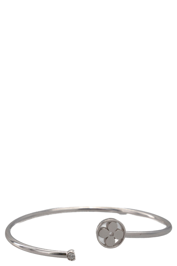 LOUIS VUITTON IdyIIe Blossom Twist 1 Diamond Bracelet White Gold